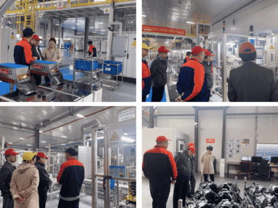 吉利汽車集團(tuán)高級(jí)副總裁劉向陽蒞臨軒孚科技參觀指導(dǎo)